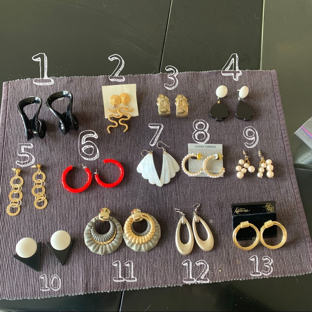 Vintage 80s Earrings